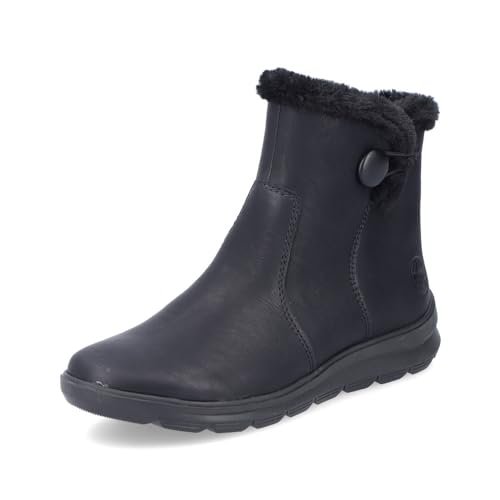 Rieker Damskie botki Z0080, czarne, 41 EU, czarny, 41 EU