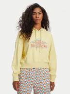 Bluzy damskie - Billabong Bluza All Time EBJFT00146 Żółty Boxy Fit - miniaturka - grafika 1