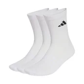 Skarpetki damskie - Skarpety adidas Cushioned Sportswear Crew 3P białe JZ0530 - miniaturka - grafika 1