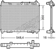 Układ chłodzenia - akcesoria - Chłodnica, układ chłodzenia silnika Denso DRM10113 - miniaturka - grafika 1
