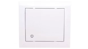 Ospel Kier Łącznik zwierny światło 10A/250~, IP20 Biały - ŁP-5W/00 - Wyłączniki światła i elektryczne - miniaturka - grafika 2