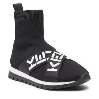 Buty dla dziewczynek - Kenzo Trzewiki KIDS - K59022 Black 09P - grafika 1