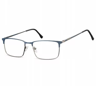 Okulary Nerd prostokątne Zerówki Korekcyjne Unisex - Okulary korekcyjne, oprawki, szkła - miniaturka - grafika 1