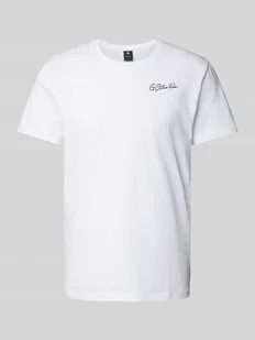 T-shirt z nadrukiem z logo - Koszulki męskie - miniaturka - grafika 1