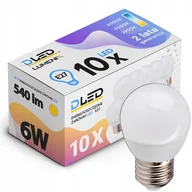 Żarówki LED - 10x Żarówka Led E27 540lm 6W Kulka Neutralna - miniaturka - grafika 1