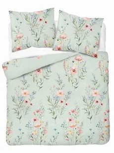 Pościel Miętowa W Kwiaty Łąkowe Akwarelowe – 220X200 – Kolekcja Naturalis - Pościel Pościel Miętowa W Kwiaty Łąkowe Akwarelowe – 220X200 – Kolekcja Naturalis - Pościel - miniaturka - grafika 1