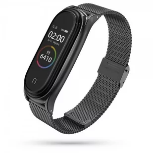 TECH-PROTECT Pasek Milaneseband do Xiaomi Mi Band 5 Czarny - Akcesoria do smartwatchy - miniaturka - grafika 3