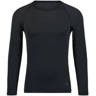 Bluzy męskie - Bluza termoaktywna męska Odlo Performance Light Eco BL Top Crew Neck LS - miniaturka - grafika 1