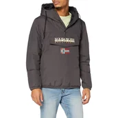 Kurtki męskie - Kurtka męska Napapijri Shade zimowa anorak z kapturem szary-S - miniaturka - grafika 1