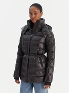 Kurtki damskie - Tommy Hilfiger Kurtka puchowa Gloss WW0WW47355 Czarny Regular Fit - miniaturka - grafika 1