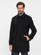 Płaszcze męskie - s.Oliver Płaszcz 2132520 Czarny Regular Fit - miniaturka - grafika 1