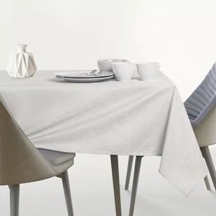 AmeliaHome - Obrus plamoodporny Kremowy GAIA 110x110 cm - Obrusy i serwetki - miniaturka - grafika 1