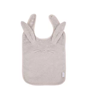 BO JUNGLE BO JUNGLE ŚLINIACZEK ECO ORGANIC RABBIT GREY B520120 - Śliniaki i fartuszki - miniaturka - grafika 1
