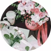 Malowanie po numerach - Twoje Hobby Malowanie po numerach okrągłe - Dobry ranek 40cm - miniaturka - grafika 1