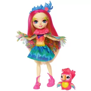 Mattel Enchantimalseeki Parrot + zwierzątko FNH22/FJJ21 - Lalki dla dziewczynek - miniaturka - grafika 2