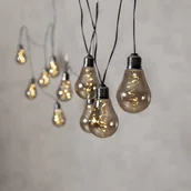 Lampy ogrodowe - Łańcuch świetlny LED Glow, 10-punktowy, szary dym - miniaturka - grafika 1