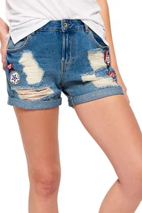 Spodenki damskie Superdry Steph Boyfriend szorty jeansowe-W25 - Spodenki damskie - miniaturka - grafika 1