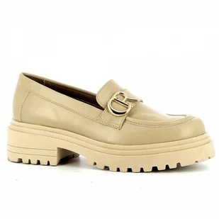 Beżowe mokasyny damskie CARINII - Carinii - Mokasyny damskie - miniaturka - grafika 1