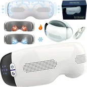 Masażery - Masażer do oczu grzejący i chłodzący do masażu okolic oczu skroni twarzy - miniaturka - grafika 1