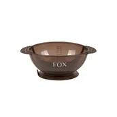 Pozostałe akcesoria fryzjerskie - Fox Earth Colors, miseczka z silikonową przyssawką, brązowa - miniaturka - grafika 1