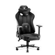 Fotele gamingowe - Diablo X-Player 2.0 materiałowy Normal Size czarno-czarny - miniaturka - grafika 1