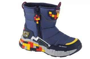 Śniegowce damskie - Skechers Mega Craft - Cuboforce 402198L-Nvrd, Dla Chłopca, Śniegowce, Granatowy - grafika 1