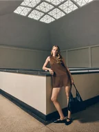 Moda i Uroda OUTLET - Reserved - Skórzane baleriny z paskiem - czarny - miniaturka - grafika 1