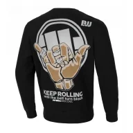 Odzież taktyczna i umundurowanie - Bluza Pit Bull Seria Regular Keep Rolling '24 - Czarna XL - miniaturka - grafika 1