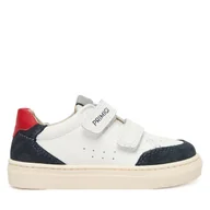 Buty dla chłopców - Sneakersy Primigi 1408133 M Biały - miniaturka - grafika 1