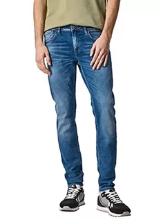 Spodnie męskie - Pepe Jeans Spodnie męskie Finsbury, 000 dżins, 38W - grafika 1