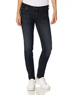 Spodnie damskie - MARC O'POLO CASUAL Jeans – damskie dżinsy – klasyczne spodnie damskie w stylu z pięcioma kieszeniami ze zrównoważonej bawełny, niebieski, 33W / 34L - miniaturka - grafika 1
