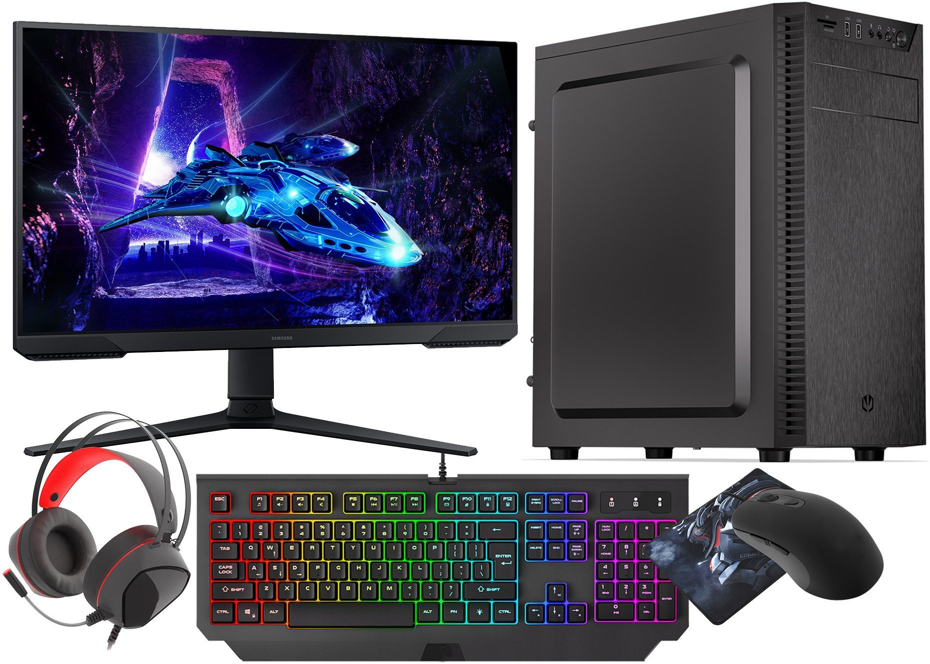 AI PC VIST Ryzen 5 8600G 16GB DDR5 Radeon 760M SSD 1TB nVme WIFI W11 24