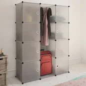 Szafy - vidaXL vidaXL Szafa modułowa, biała 9- częściowa (37 x 115 150 cm) - miniaturka - grafika 1