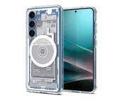 Etui i futerały do telefonów - Spigen Ultra Hybrid Mag Magsafe do Samsung Galaxy S25 Zero One Whit - miniaturka - grafika 1