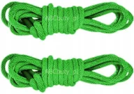 Akcesoria obuwnicze - Sznurówki ZIELONE Sznurowadła 120 cm CIENKIE OKRĄGŁE 2,5mm BAWEŁNIANE G9-57 - miniaturka - grafika 1