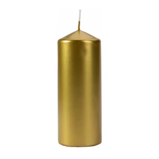 Bispol Świeca walec SW60/150-213, ZŁOTY METALIK, 1 szt 5906927037165 - Świece - miniaturka - grafika 1