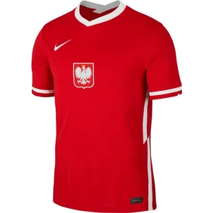 Nike, Koszulka męska, Poland M BRT Stadium JSY SS Away CD0721 688, czerwony, rozmiar L - Koszulki sportowe męskie - miniaturka - grafika 1