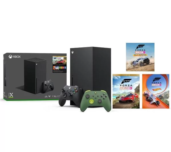 Xbox Series X z napędem - 1TB + Forza Horizon 5 Bundle + dodatkowy pad wersja specjalna Remix
