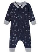 Śpiochy dla niemowląt - Schiesser Unisex Piżama Dla Małych Dzieci, Ciemnoniebieska, 62 - miniaturka - grafika 1