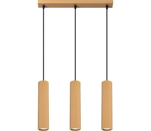 Sollux SL.1556 - Żyrandol na lince KARBON 3xGU10/10W/230V złoty - Lampy sufitowe - miniaturka - grafika 1