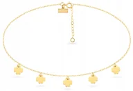 Bransoletki - ZŁOTA BRANSOLETKA CHOKER KONICZYNKA CELEBRYTKA 585 - miniaturka - grafika 1