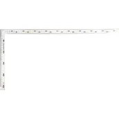 Poziomice, łaty, miary - Yato Kątownik stalowy Inox 7083, 150x300 mm - miniaturka - grafika 1