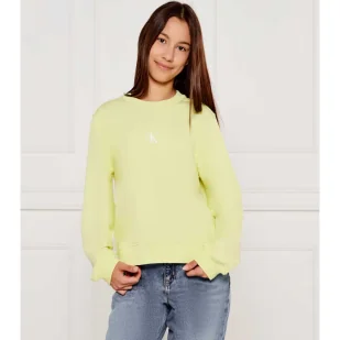 Calvin Klein Jeans Bluza Regular Fit - Bluzy dla dziewczynek - miniaturka - grafika 1