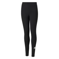 Legginsy - Dziecięce Legginsy PUMA ESS LOGO LEGGINGS G PUMA BLACK 58703501 – Czarny - miniaturka - grafika 1