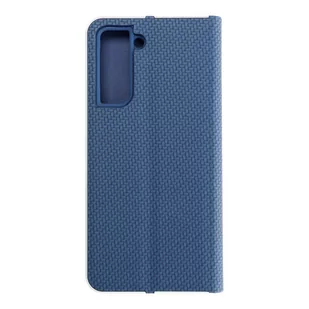 Forcell Kabura LUNA Book Carbon do SAMSUNG Galaxy S21 niebieski - Etui i futerały do telefonów - miniaturka - grafika 1