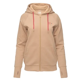 Damska Bluza ELBRUS RUNA II WO'S M000245011 – Beżowy - Bluzy damskie - miniaturka - grafika 1