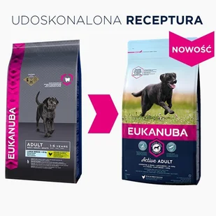 Eukanuba adult large breed chicken 15kg - Sucha karma dla psów - miniaturka - grafika 2