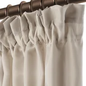 Zasłony - Taupe Zasłona ogrodowa Tarasowa Wodoodporna Na Taśmie 140x250 GAIA - miniaturka - grafika 1