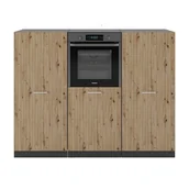 Meble kuchenne - Vicco Blok kuchenny R-Line, Artisan dąb/antracyt, 180 cm bez blatu roboczego - miniaturka - grafika 1