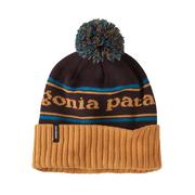 Moda i Uroda OUTLET - Czapka zimowa Patagonia Powder Town Beanie park stripe/dried mango - ONE SIZE - miniaturka - grafika 1